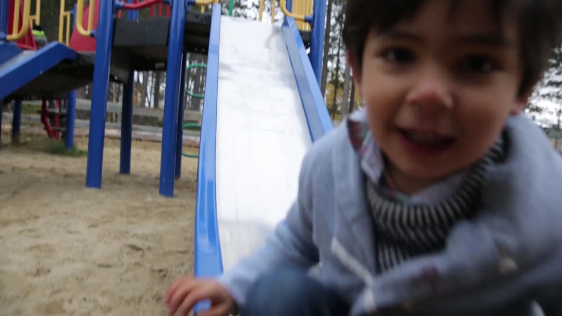 A child at a playground in Educators in the North